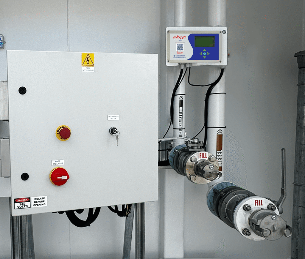 EHON Solus Tank gauge installed and integrated
